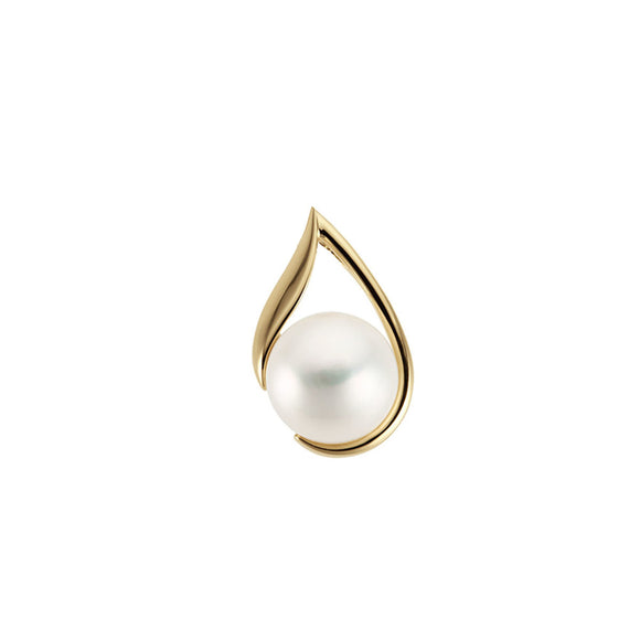 Pendentif en or jaune 18ct  avec perle d'eau douce 367-32