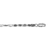 Bracelet plaquettes en argent