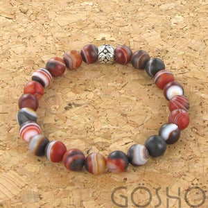 10 - Oeil Agate Brun Mat
