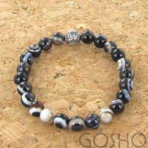 11 - Oeil Agate noir