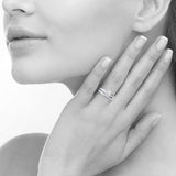 Set de 2 bagues Lady Argent