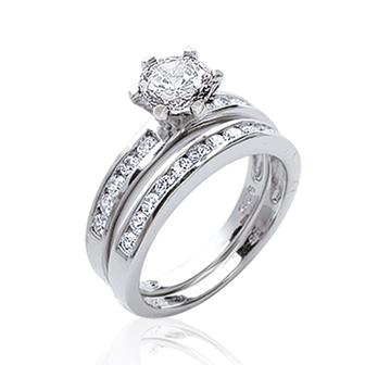 Set de 2 bagues Lady Argent