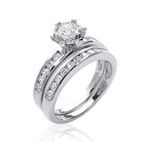 Set de 2 bagues Lady Argent