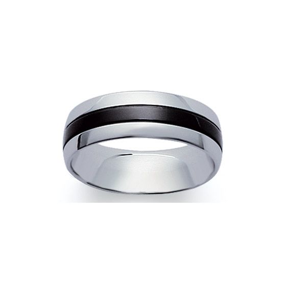 Bague en acier Cédric