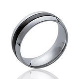 Bague en acier Cédric
