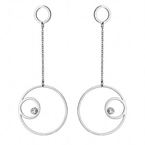 Boucles d'oreilles en acier Vanina