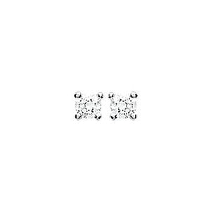 Boucles zirconiums sertis griffes 3 mm