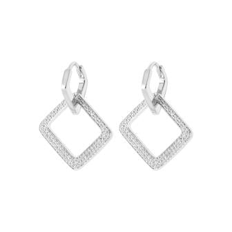 Boucles Alexandra en argent