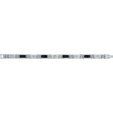 Bracelet acier et carbone Alex