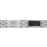 Bracelet acier et carbone Alex