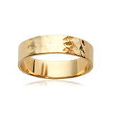 Bague martelée en Plaqué Or