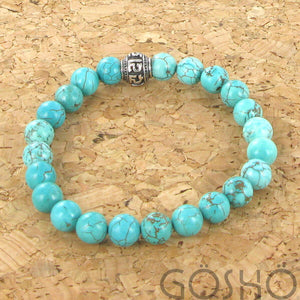 25 - Howlite Turquoise