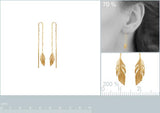boucles d'oreilles plumes 4