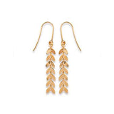 Boucles d'oreilles laurier