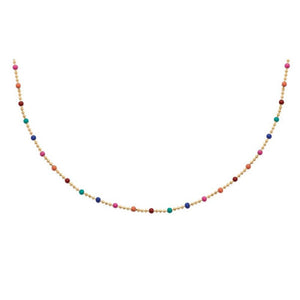 collier multicolore