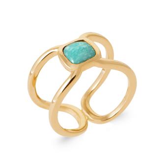 Bague Zazie avec Amazonite