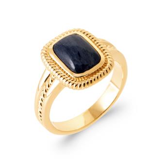 Bague Aventurine Bleu/noir