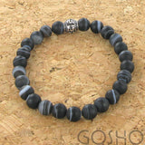 3 - Agate noire à bandes MAT