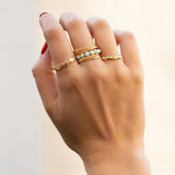 Bague Semainier Miranda Amazonite