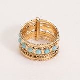Bague Semainier Miranda Amazonite