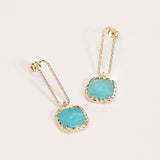 Boucles d'oreilles Kiara avec Amazonite