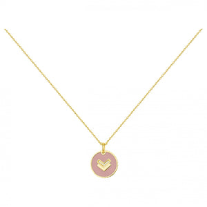 Collier Capucine rose