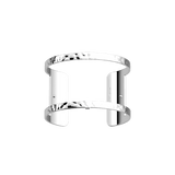 Les Georgettes Manchette Pure Martelée AG 40mm + cuir ruban/hypnose