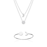 collier double lune