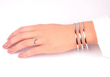Bague V argent