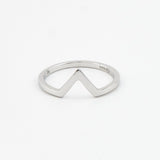 Bague V argent