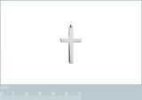 Pendentif croix en argent 662-655