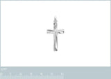 Pendentif croix en argent 662-580