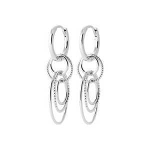 Boucles Caroline en argent