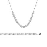 Collier Laurier Argent