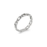 Bague Chaîne argent