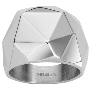 Bague bombée en acier