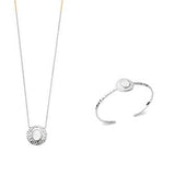 Collier pierre de lune et argent