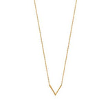 Collier V Plaqué or