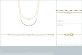 Collier et bracelet double Théa