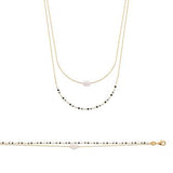 Collier et bracelet double Théa