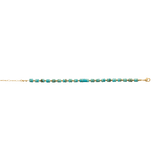 Bracelet jaspe bleu/vert