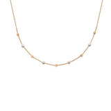 Collier Plaqué or et perles