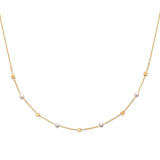 Collier Plaqué or et perles