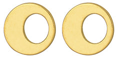 Boucles d'oreilles ajourées en or jaune 18ct 384-315