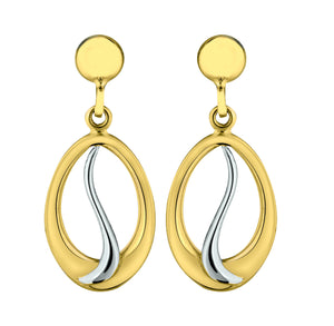 Boucles d'oreilles en or 9ct B21720 482-73