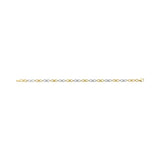 Bracelet infini bicolore en 9ct