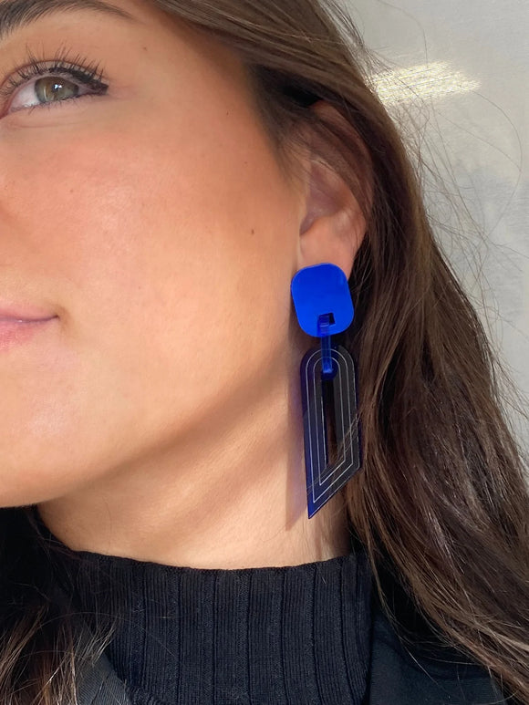 Boucles Candle XL Bleu