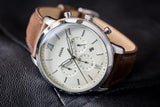 Chrono Neutra cuir marron