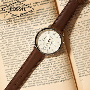 Chrono Neutra cuir marron