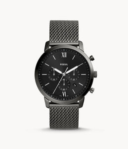 Chrono Neutra milanais acier anthracite